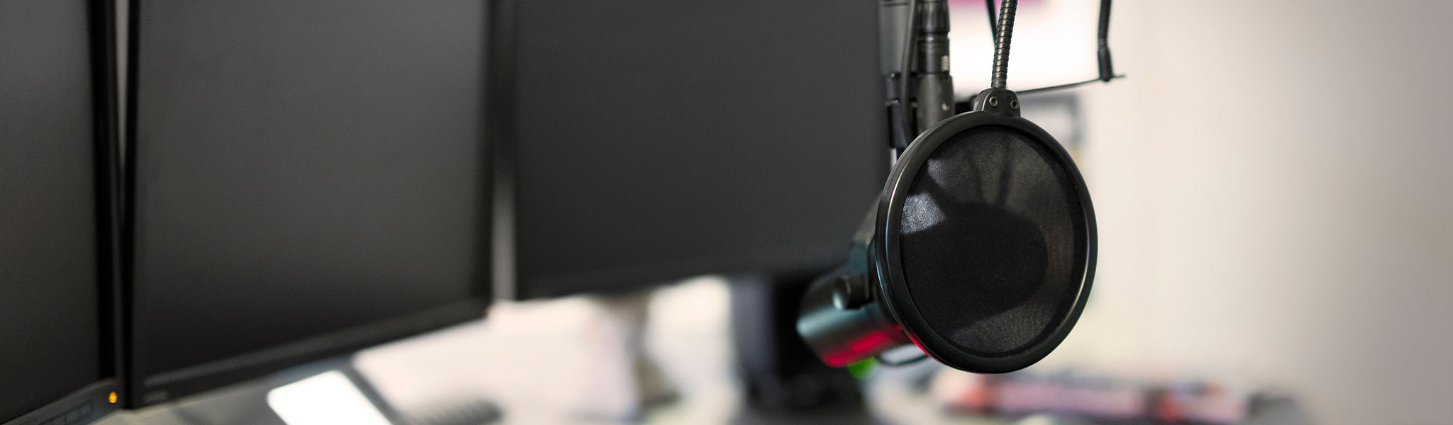 Microphone In Front Of Computers